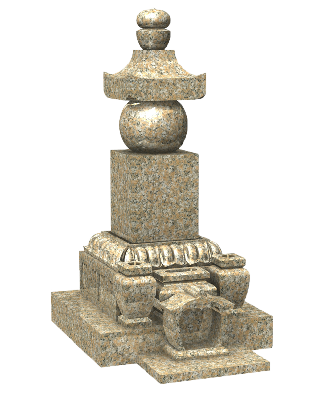 竹田（82　古代型五輪塔　1.3尺Ｍ）万成石